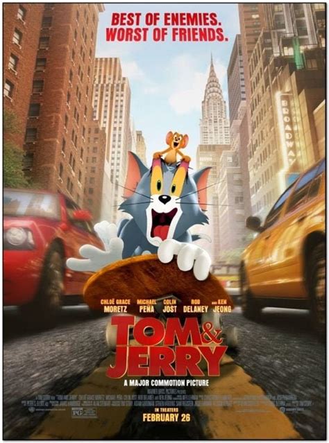 Tom And Jerry 2021 Póster Original De La Película De Etsy España