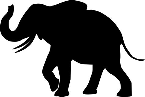Get Vector Image Elephant Face