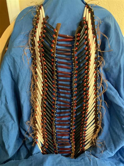 Beautiful Handmade Native American Plains Style Breast Plate Etsy