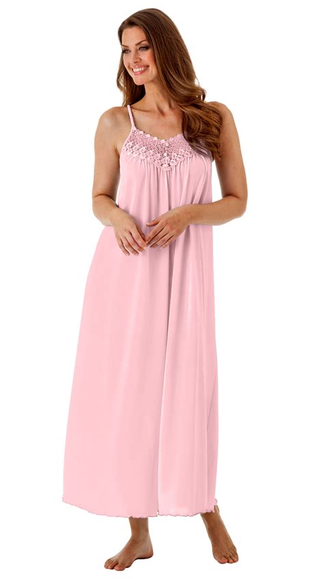 Women S Long Spaghetti Strap Nightgown Shadowline