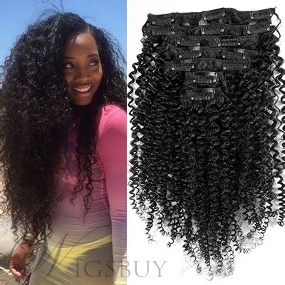 The video introduce the natural black hair extensions and how to use the clip in hair extensions. Black Women Kinky Curly 7 pcs Clip In Human Hair ...