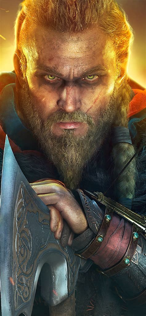 1125x2436 Ragnar Lothbrok Assassins Creed Valhalla 4k Game Iphone Xs