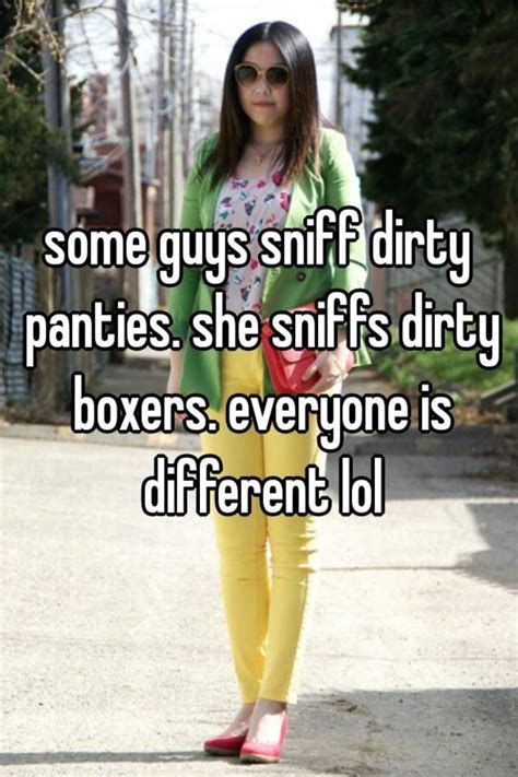 Some Guys Sniff Dirty Panties She Sniffs Dirty Boxers Everyone Is
