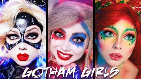 Gotham Girls Makeup Compilation Harley Quinn Poison Ivy Catwoman