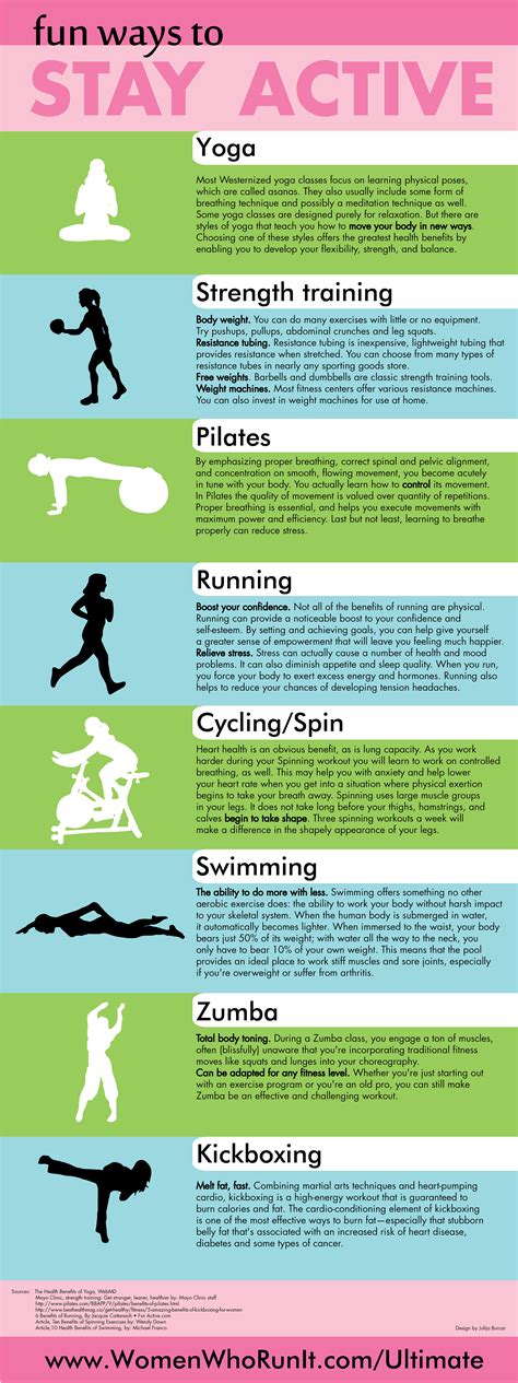 Fun Ways To Stay Active Women Who Run It