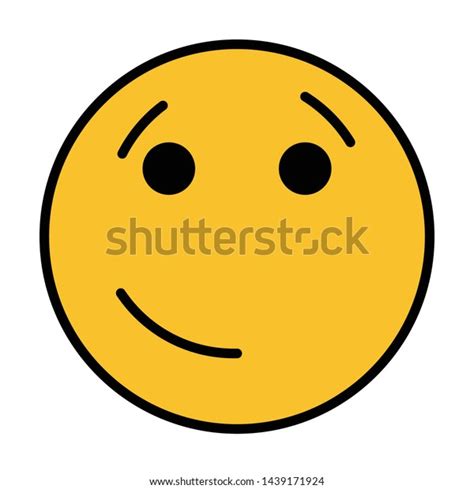 Smart Emoticon Flat Style Vector Stock Vector Royalty Free 1439171924