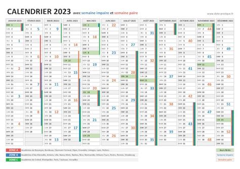 Semaine Paire 2023 Dates Liste Et Calendrier 2023