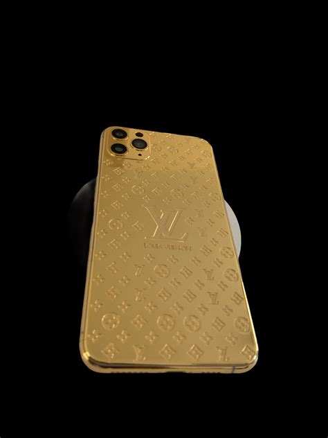 24k Gold Iphone 11 Pro Max 64gb With Lv Design Xtreme Gold Ltd