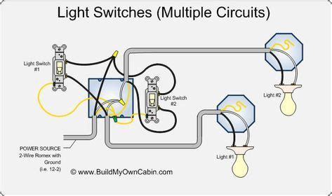 A set of wiring diagrams may be required by the electrical inspection authority to approve connection of the quarters to the public electrical supply system. Single Pole Multiple Light Switch Wiring Diagram
