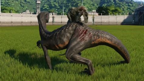 Jurassic World Evolution Velociraptor Max Attack Level Vs Indoraptor Gameplay Hd Youtube