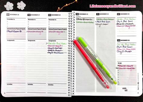 10 Best College Planner For Students Planners For College Students