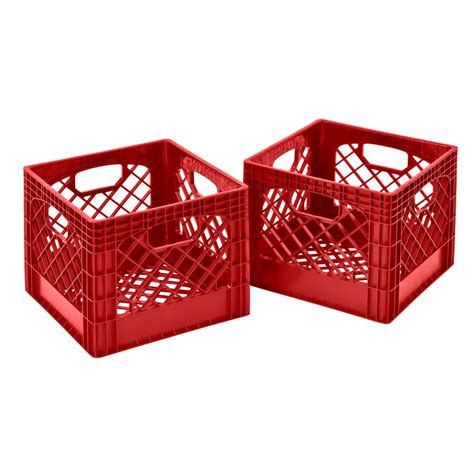 Milk Crates Storage Containers The Home Depot