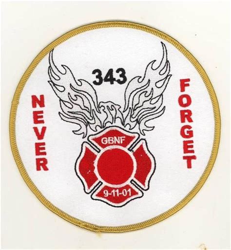 91101 Never Forget 343 Gbnf Patch Gone But Not Forgotten Patch Etsy