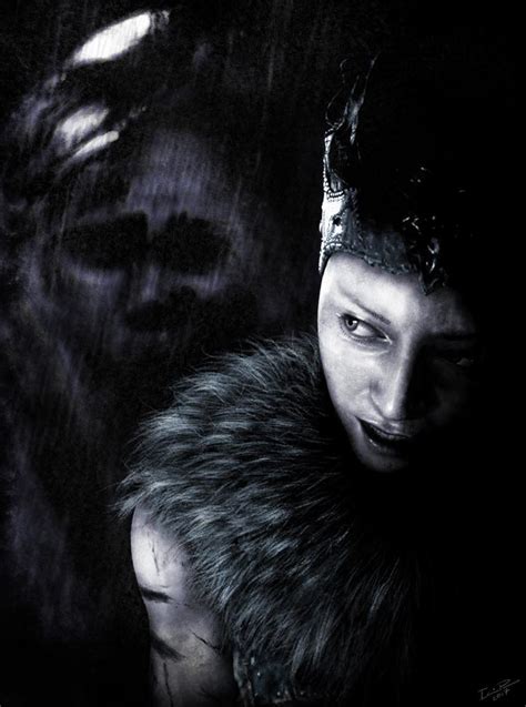 Art Senua Digital Painting Rhellblade