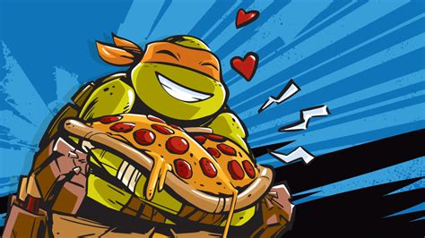 Michelangelo Turtle  Pizza  Ninja Turtle Pizza Tmnt Mikey