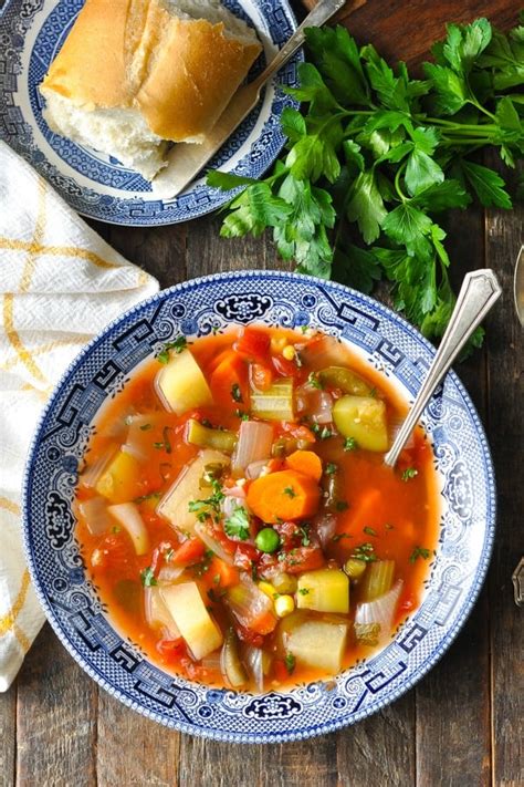 Crock Pot Vegetable Soup The Seasoned Mom Food 24h
