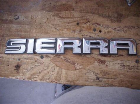 Purchase Oem Tailgate Nameplate Emblem 03 06 Gmc Sierra 15114064 In