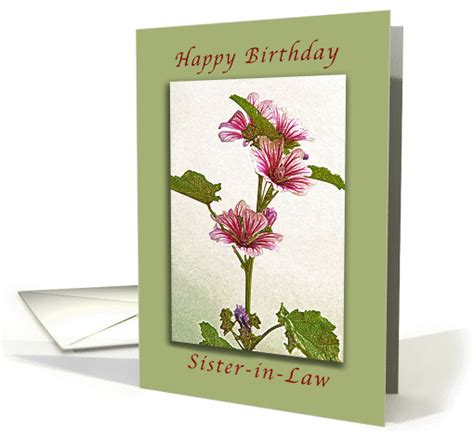 You're way too special for that (your sister just called to. Happy Birthday Sister in Law, pink flowers card (990853)