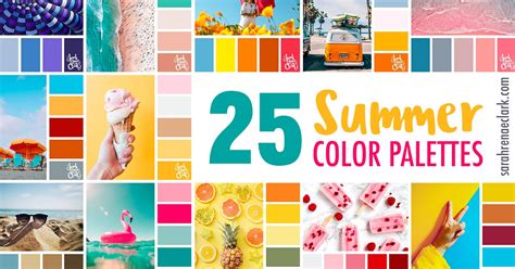 25 Summer Color Palettes Inspiring Color Schemes By Sarah Renae Clark