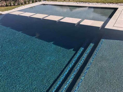 Iridescent Clear Glass Pool Tile Aqua Blend 1 X 2 Mineral Tiles