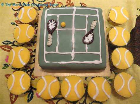 Custom tennis happy birthday 100 cake topper for anniversary party decorations birthdays, weddings, themed parties cake decoration in your choice of color £15.19 £ 15. The more than occasional baker: Tennis themed cake and ...
