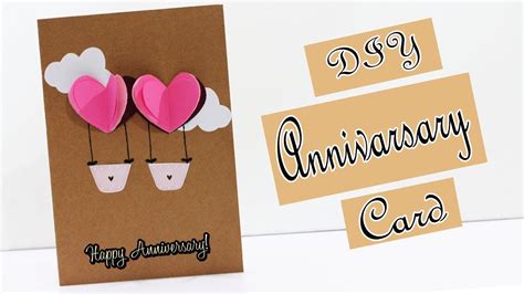 Homemade Anniversary Cards For Parents How To Make Anniversary Card