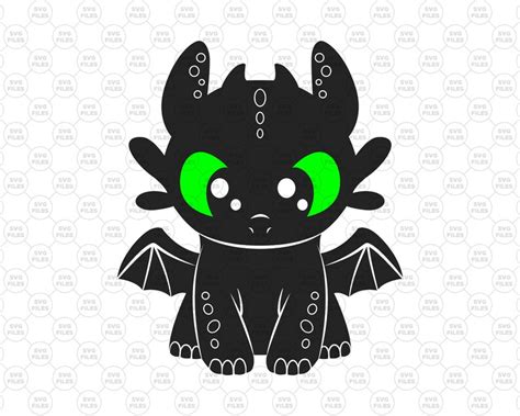 Toothless Dragon Svg