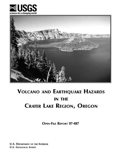 Volcano And Earthquake Hazards In The Crater Lake Region Oregon Docslib