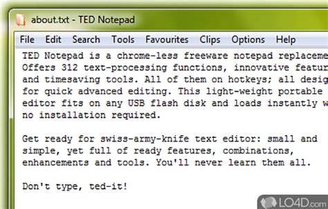 Ted Notepad Download
