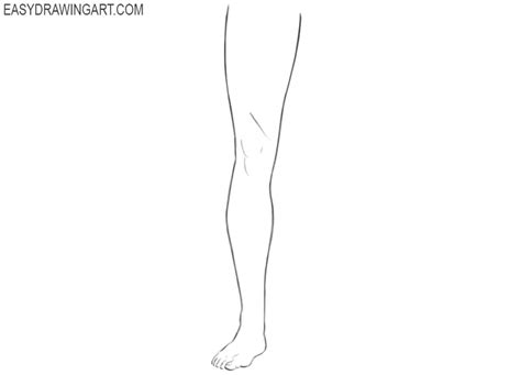 How To Draw Knees Easy