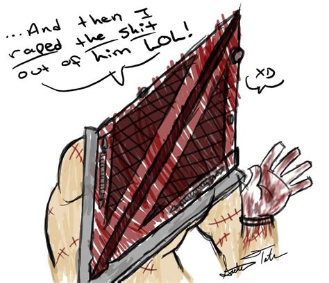 Pyramid Head Thinks Its Funny By Art Munkee On Deviantart Pyramid