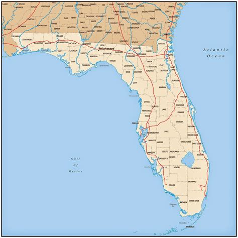 Printable Florida Map Pdf