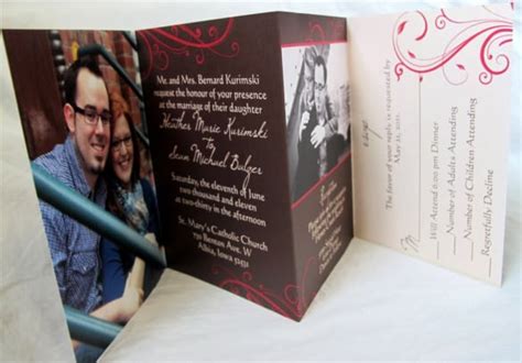 19 Trifold Wedding Invitation Templates Free Sample Example Format