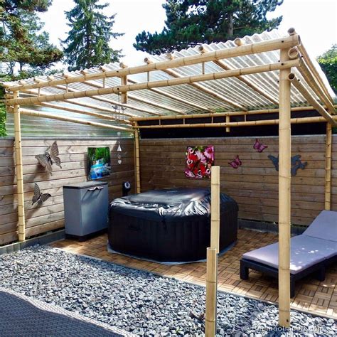 Bamboo Pergola Kit 3 X 4 M Pergoladesigns With Images Outdoor