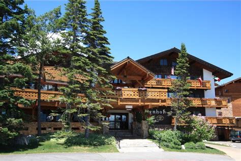 An hour from yellowstone national park. Alpenhof Lodge in Teton Village | Jackson Hole Central ...