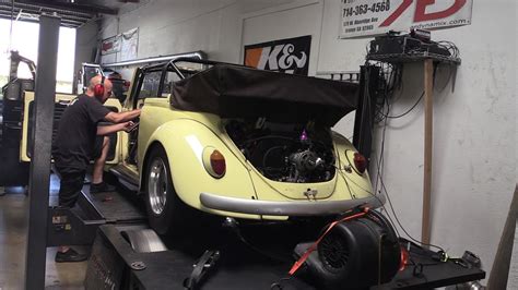 Richie Webbs Turboefi Street Car Vw Beetle Cabrio On Dyno For Hot Rod