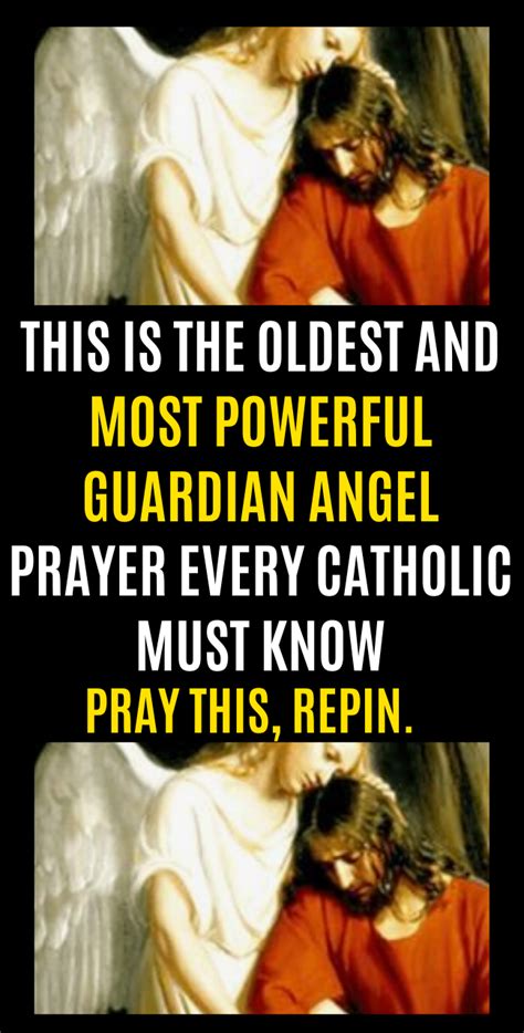 This Is The Oldest And Most Powerful Guardian Angel Prayer Every Catholic Must Know Artofit