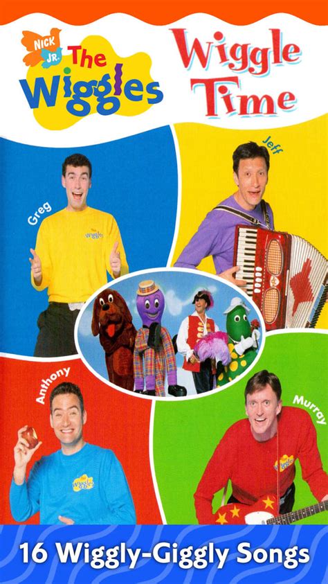 The Wiggles Wiggle Time Nick Jr Vhs Cover 2002 By Josiahokeefe On