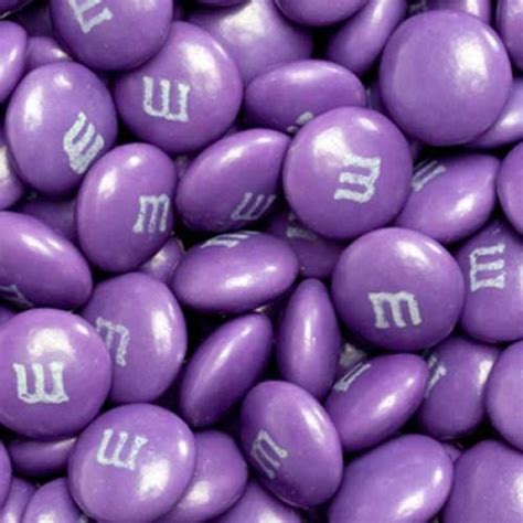 Purple Milk Chocolate Mandms Candy 5 Pound Bag