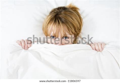 Young Woman Lying Bed Doesnt Want Stock Photo Edit Now 11806597