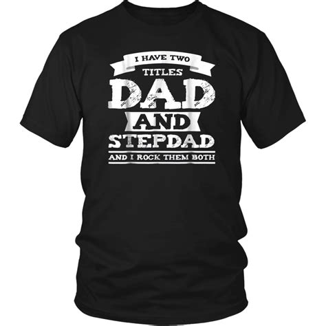 Mens Worlds Best Step Dad T Shirt Fathers Day T T Shirt Mens