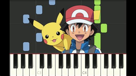 piano tutorial gotta catch em all pokemon theme with free sheet music youtube