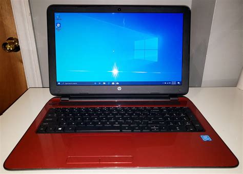 Hp Laptop 156” Intel 4gb Memory 500gb Hdd 15 F272wm Flyer Red Windows