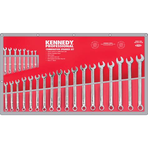 Kennedy Pro Metric Combination Spanner Set 6 32mm Set Of 26