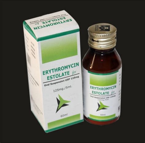 125 Mg Erythromycin Oral Suspension Grade Medical Grade At Best Price