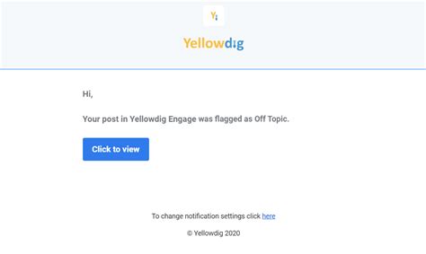 Flagged Posts Yellowdig