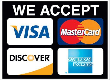 If you don't accept credit cards, you're missing out on potential sales. We are now accepting credit card payments. - Yelp