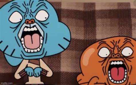 Gumball Traumatized Face Imgflip