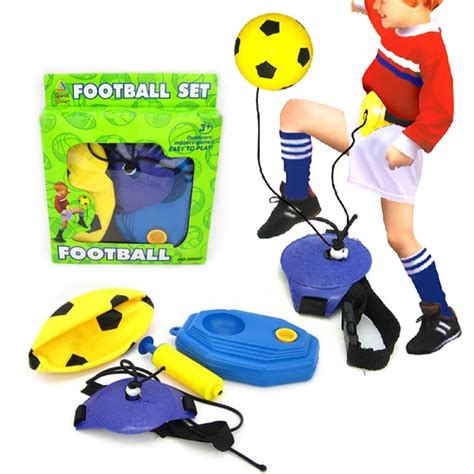 Soccer Kick Ball Toys Children Portable Inflatable Football Set Toy Kid