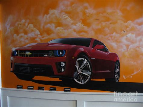 2012 Camaro Painting By Al Brown Fine Art America